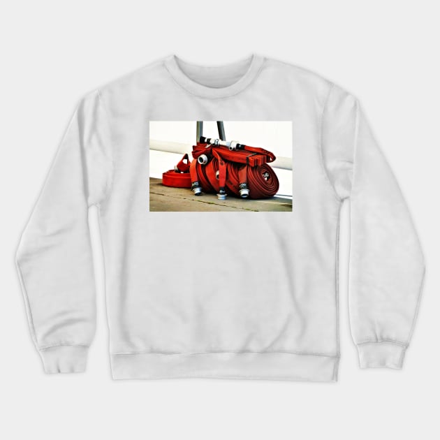 The Fireman's Lay Flat Hose Crewneck Sweatshirt by PictureNZ